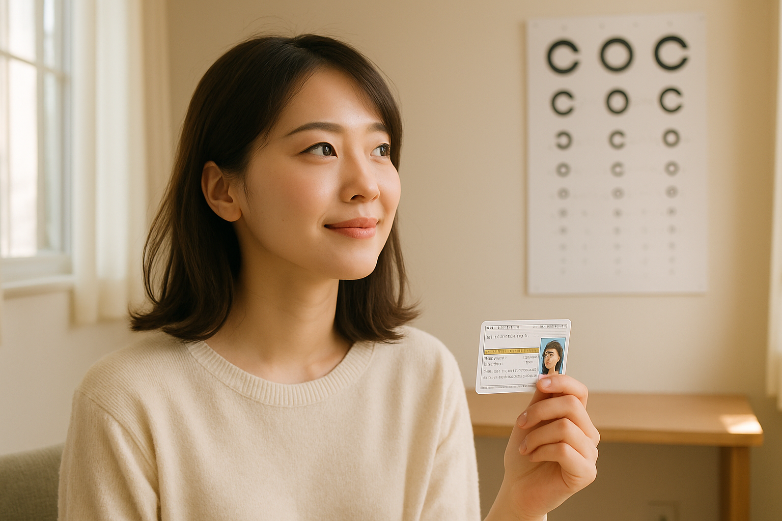 免許更新の視力検査が不安な方のイメージ